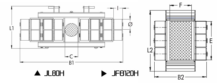 JL80H JFB120H搬運小坦克200噸尺寸