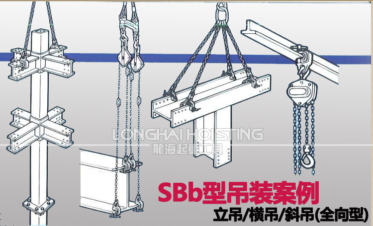 鷹牌SBb螺旋式全向型吊鉗案例