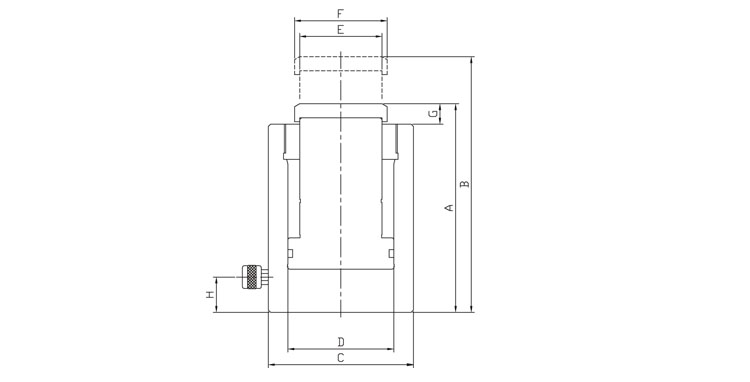 TONNERS DR單作用分離式千斤頂尺寸