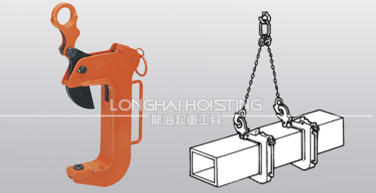 鷹牌CCL型方管夾鉗吊裝案例