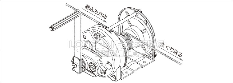 MC型大力Maxpull手搖絞盤操作